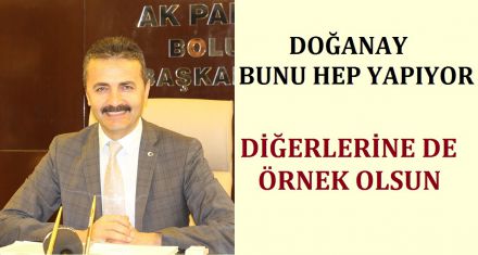 DOĞANAY BUNU HEP YAPIYOR