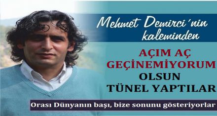 OLSUN TÜNEL YAPTILAR! 