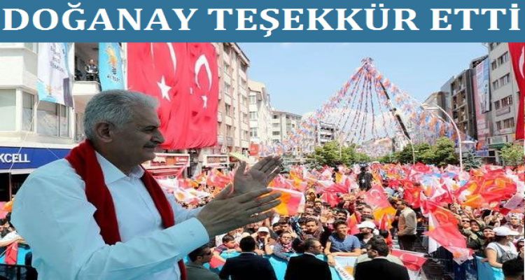 Doğanay teşekkür etti