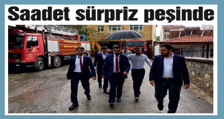 Saadet sürpriz peşinde
