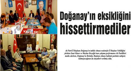 Doğanay'ın eksikliğini hissettirmediler