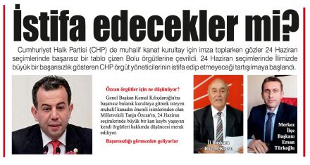 İstifa edecekler mi?