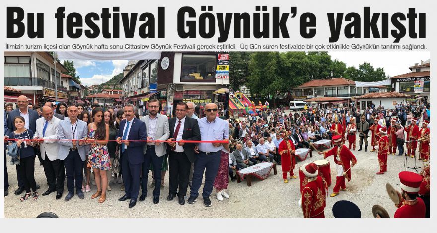 Bu festival Göynük'e yakıştı