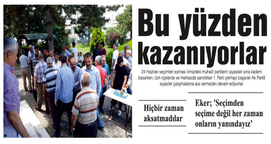 Bu yüzden kazanıyorlar