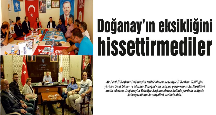 Doğanay'ın eksikliğini hissettirmediler