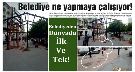 Belediye ne yapmaya çalışıyor!