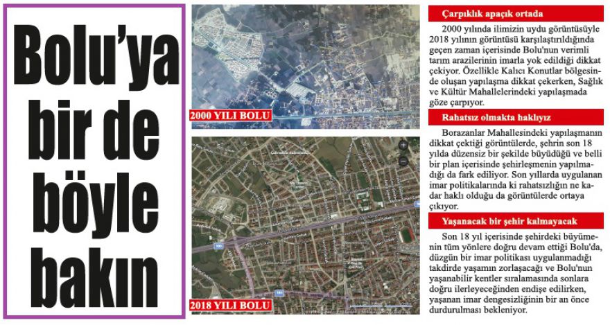 Bolu'ya bir de böyle bakın