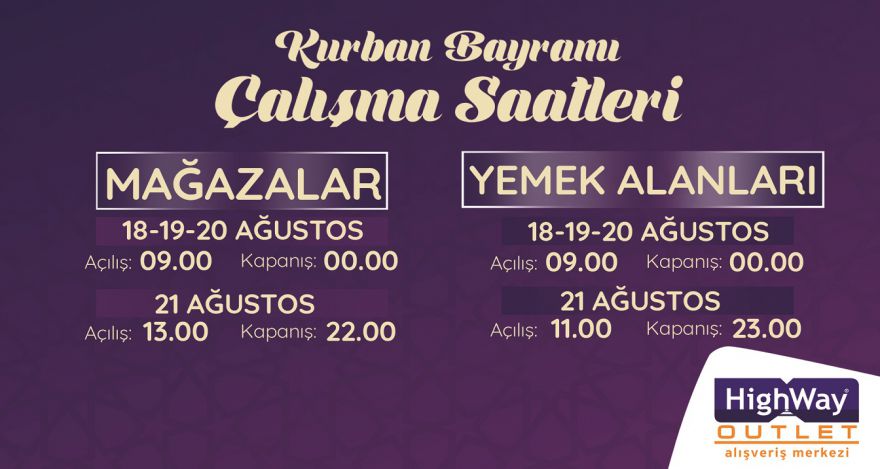 HIGHWAY'DE BAYRAM GİBİ BAYRAM!