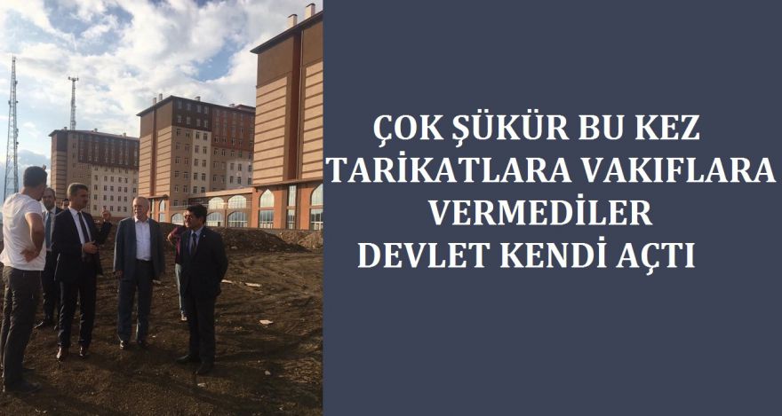 2 BİN 802 KİŞİLİK YURT AÇILIYOR
