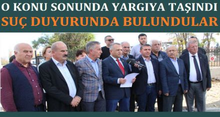 O KONU SONUNDA YARGIYA TAŞINDI 