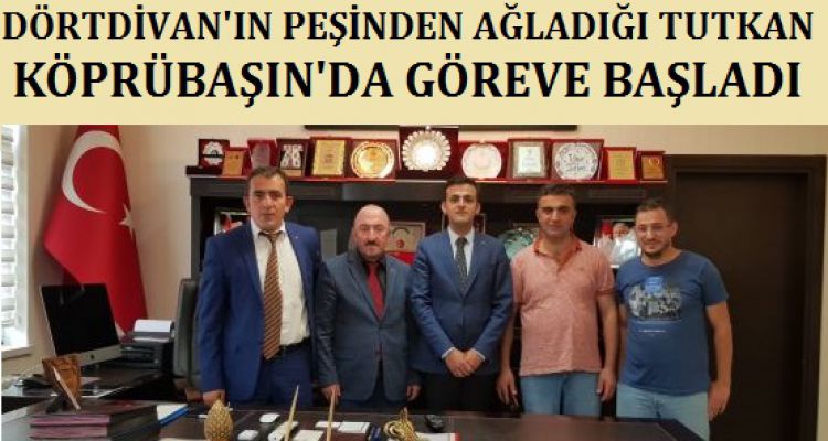 DÖRTDİVAN'IN PEŞİNDEN AĞLADIĞI KAYMAKAM GÖREVE BAŞLADI
