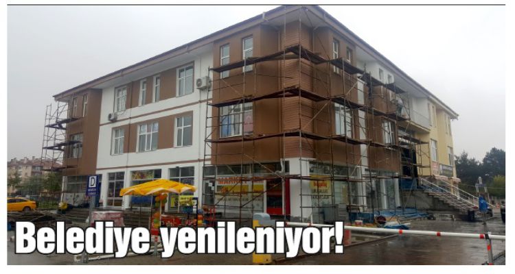Belediye yenileniyor!