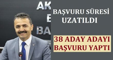 Başvurular 16 Kasım'a uzadı