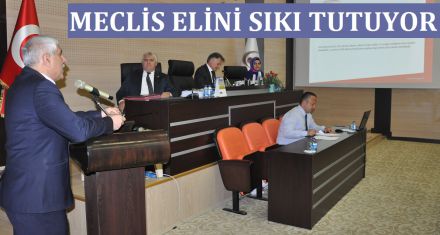 MECLİS ELİNİ SIKI TUTUYOR 