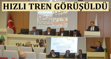 MECLİS'İN GÜNDEMİNDE HIZLI TREN VARDI 