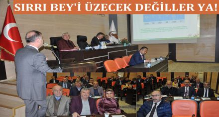 SIRRI BEY'İ ÜZECEK DEĞİLLER YA!