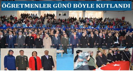ÖĞRETMENLER GÜNÜ BÖYLE KUTLANDI