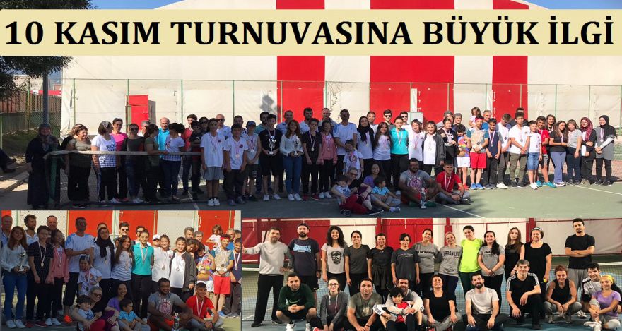 10 KASIM TURNUVASINA BÜYÜK İLGİ