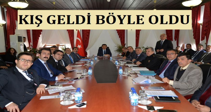 KIŞ GELDİ BÖYLE OLDU