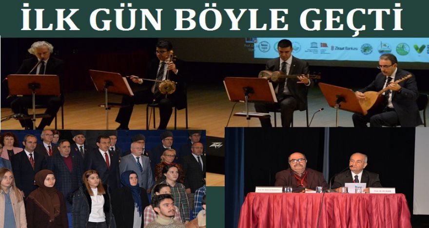 SEMPOZYUMUN İLK GÜNÜ BÖYLE GEÇTİ