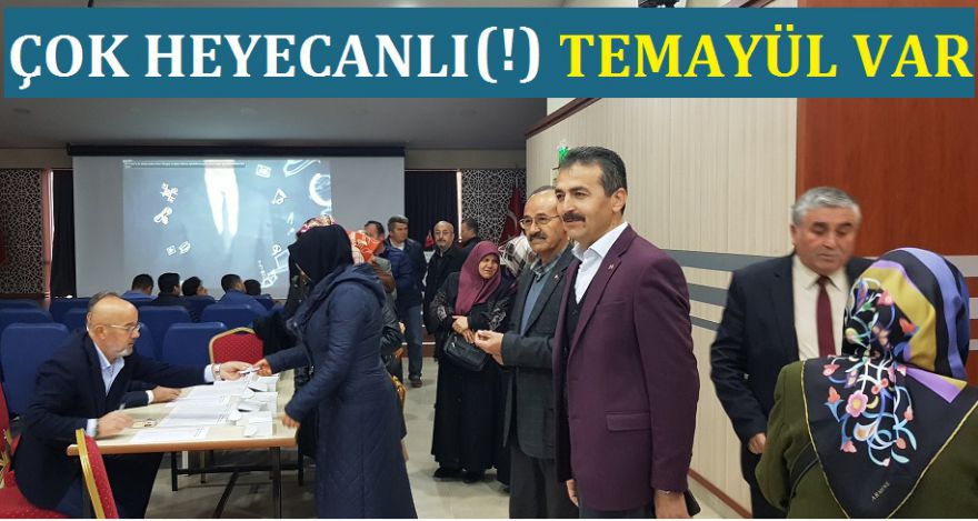 ÇOK HEYECANLI(!) TEMAYÜL VAR