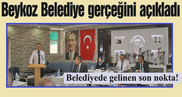 Beykoz Belediye gerçeğini açıkladı