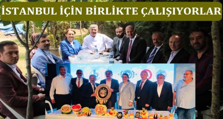 İSTANBUL İÇİN BİRLİKTE ÇALIŞIYORLAR