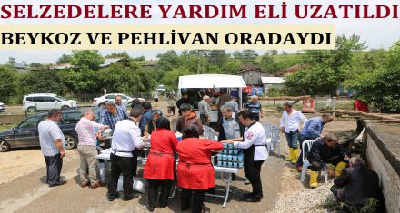 BELEDİYE SELZEDELERE YARDIM ELİ UZATTI