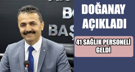 41 SAĞLIK PERSONELİ BOLU'YU SEÇTİ