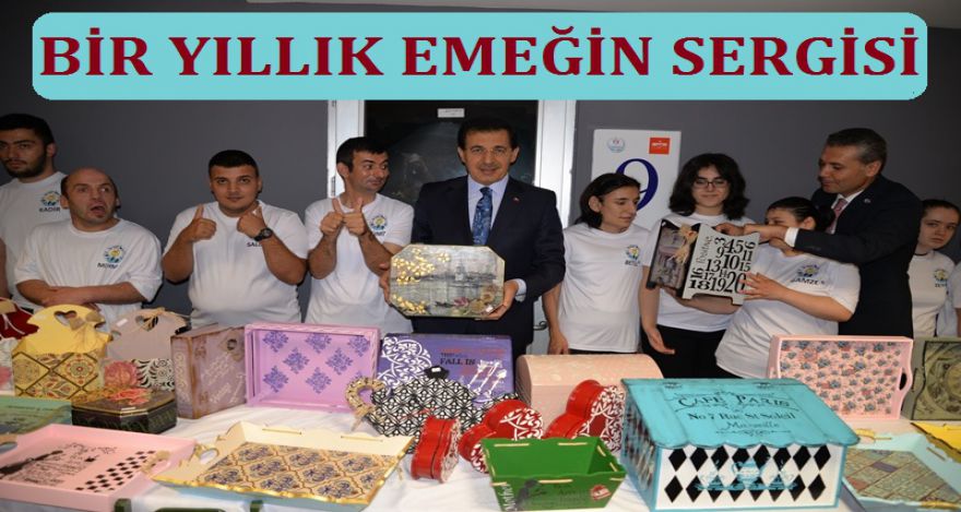 EMEKLERİNİ SERGİLEDİLER