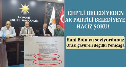 CHP'Lİ BELEDİYEDEN AK PARTİLİ BELEDİYEYE HACİZ ŞOKU!