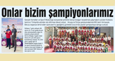 Onlar bizim şampiyonlarımız