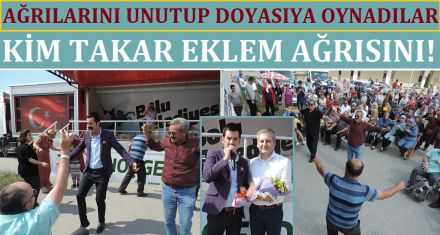 AĞRILARINI UNUTTULAR