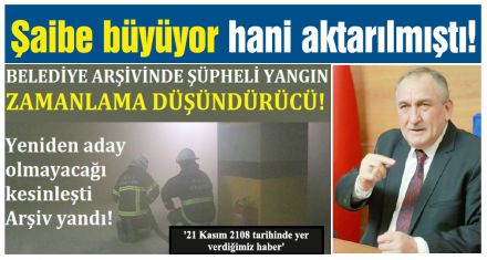 Şaibe büyüyor hani aktarılmıştı!