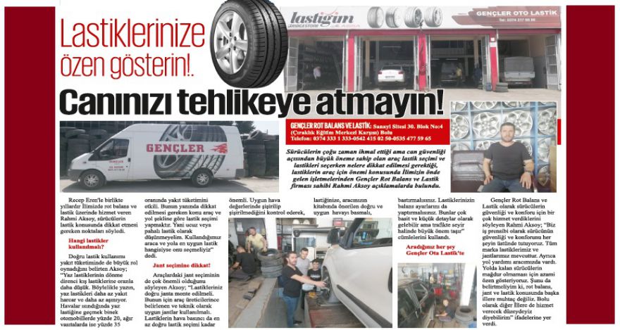 Canınızı tehlikeye atmayın!