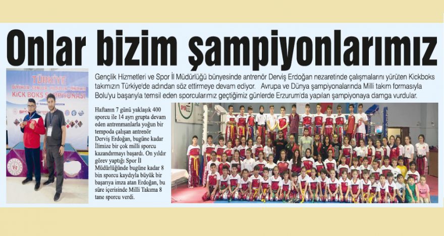 Onlar bizim şampiyonlarımız