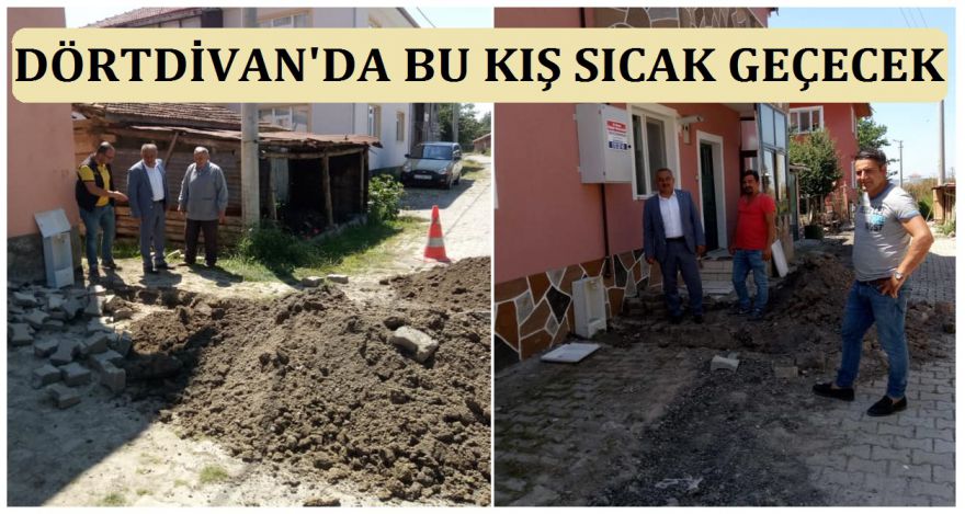 DÖRTDİVAN'DA BU KIŞ SICAK GEÇECEK