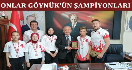 Onlar Göynük'ün şampiyonlar 