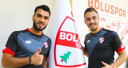 BOLUSPOR'DA ÇİFTE İMZA