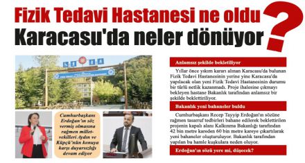 Fizik Tedavi Hastanesinin üzerinde neler dönüyor?