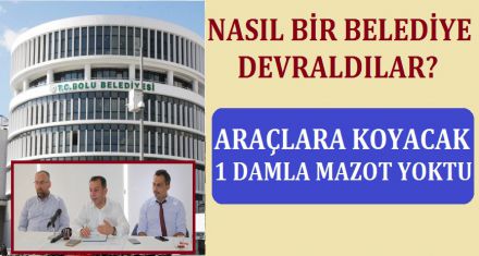 NASIL BİR BELEDİYE DEVRALDI?