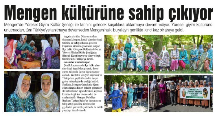 Mengen kültürüne sahip çıkıyor