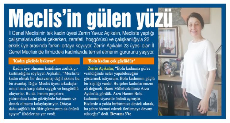 Bolu'ya kadın gözüyle bakıyor