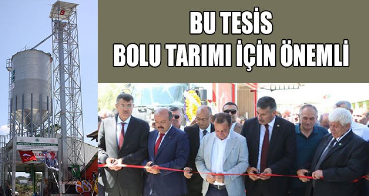 BU TESİS BOLU TARIMI İÇİN ÖNEMLİ