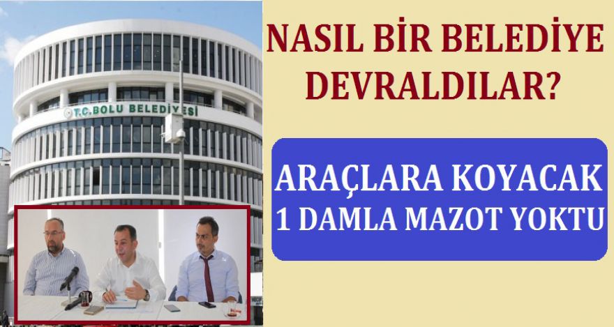 NASIL BİR BELEDİYE DEVRALDI?