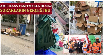 BELEDİYEDEN SOKAKLAR GÖRÜNÜYOR MU!