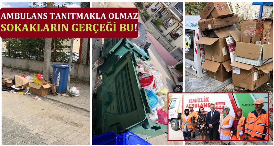 BELEDİYEDEN SOKAKLAR GÖRÜNÜYOR MU!