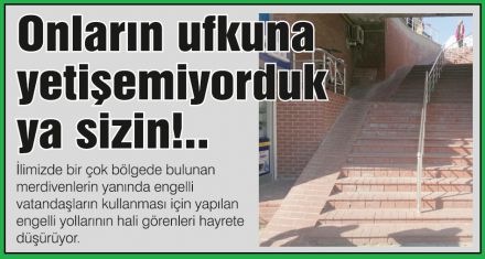 Onların ufkuna yetişemiyorduk ya sizin!