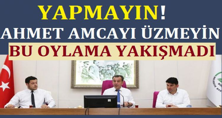 YAPMAYIN! AHMET AMCAYI SİYASETE ALET ETMEYİN