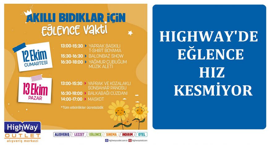HIGHWAY'DE EĞLENCE HIZ KESMİYOR